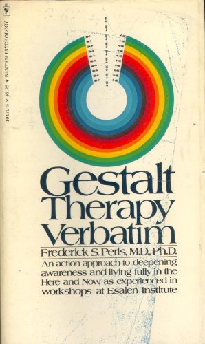 Beispielbild für Gestalt Therapy Verbatim zum Verkauf von Discover Books