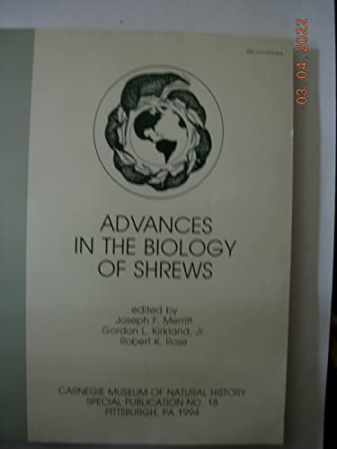 Imagen de archivo de Advances in the Biology of Shrews a la venta por HPB-Red