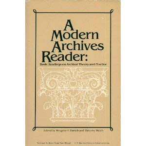 9780911333121: A Modern Archives Reader: Basic Readings on Archival Theory and Practice