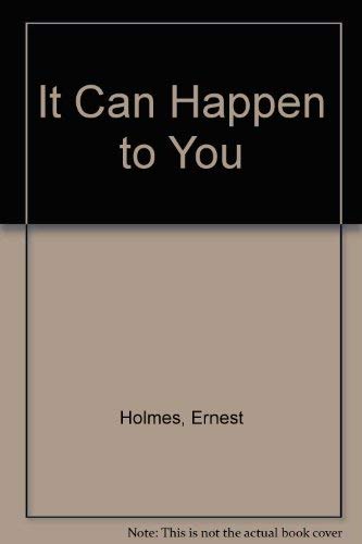 Stock image for It Can Happen to You for sale by Frank J. Raucci, Bookseller