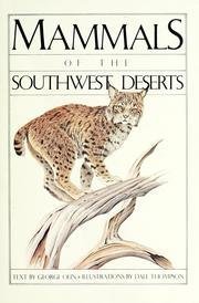 Beispielbild fr Mammals of the Southwest Desert zum Verkauf von Better World Books