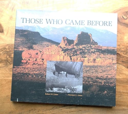 Those Who Came Before. Southwestern Archeology in the National Park System