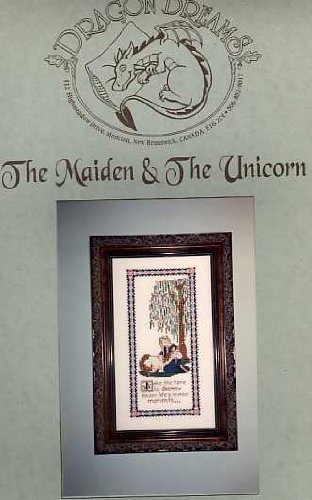 steuben glass the unicorn and the maiden