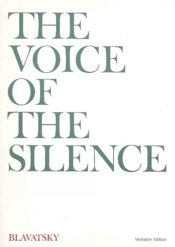 9780911500042: Voice of the Silence: Verbatim Edition