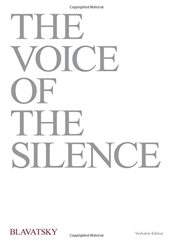 Imagen de archivo de The Voice of the Silence (Verbatim Edition) a la venta por HPB-Ruby