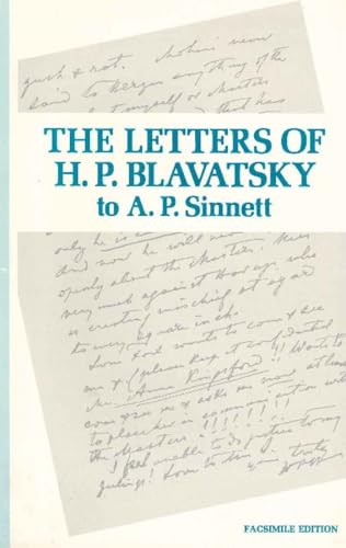 9780911500233: The Letters of H.P. Blavatsky to A.P. Sinnett