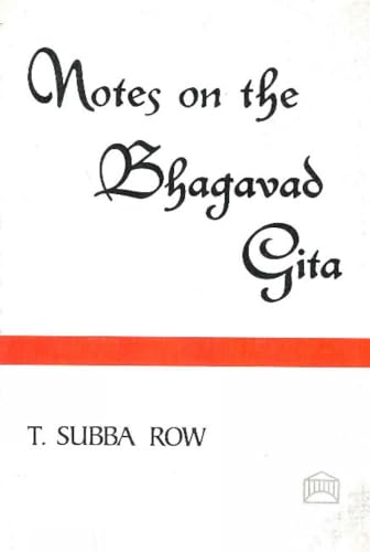 Stock image for Notes on the Bhagavad-Gita for sale by BASEMENT BOOKS