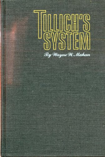 Beispielbild fr TILLICH'S SYSTEM zum Verkauf von David H. Gerber Books (gerberbooks)