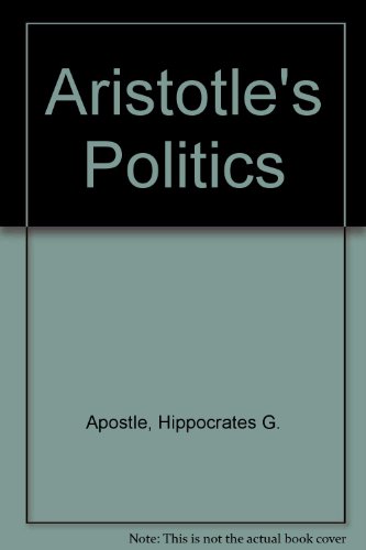 Beispielbild fr Aristotle's Politics zum Verkauf von 3rd St. Books