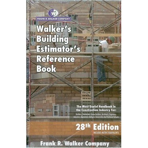 9780911592283: Walker's Building Estimator' Reference Book