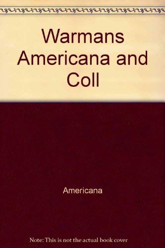 Stock image for Warman's Americana & Collectibles 1st Edition for sale by KingChamp  Books