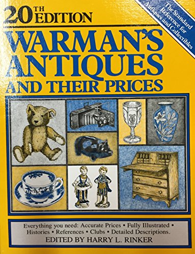 Stock image for Warman's Antiques and Their Prices: 20th Edition for sale by Jenson Books Inc