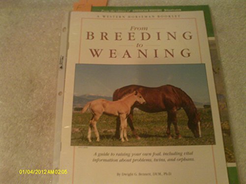 Beispielbild fr From Breeding to Weaning zum Verkauf von HPB-Emerald