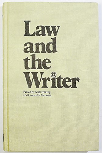 9780911654530: Law and the writer