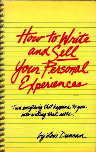 Beispielbild fr How to Write and Sell Your Personal Experiences zum Verkauf von Wonder Book