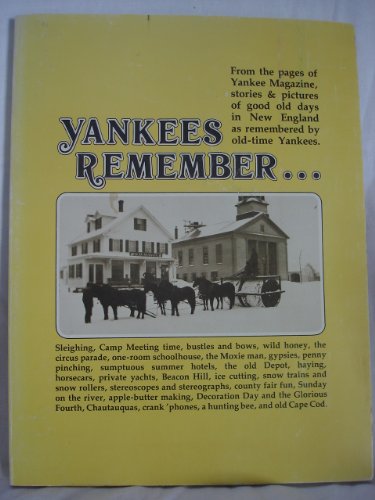 Beispielbild fr Yankees remember: How it used to be zum Verkauf von Wonder Book