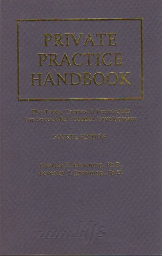 Beispielbild fr Private Practice Handbook: The Tools, Tactics and Techniques for Successful Practice Development zum Verkauf von Wonder Book