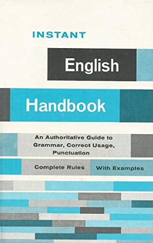 Imagen de archivo de Instant English Handbook a la venta por SecondSale