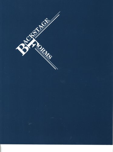 Stock image for Backstage Forms for sale by Front Cover Books