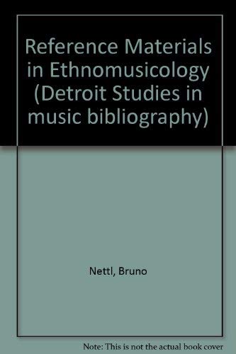 9780911772210: Reference Materials in Ethnomusicology