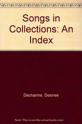 Imagen de archivo de Songs in Collections : An Index a la venta por Better World Books
