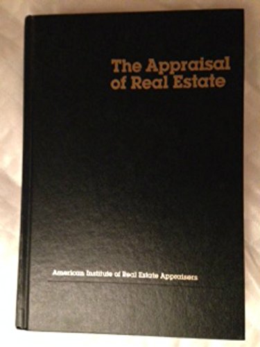 Imagen de archivo de The Appraisal of real estate a la venta por SecondSale