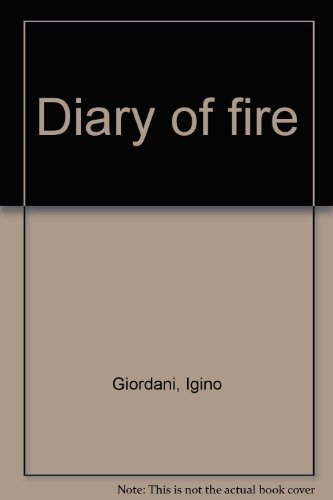Beispielbild fr Diary of fire zum Verkauf von ThriftBooks-Dallas