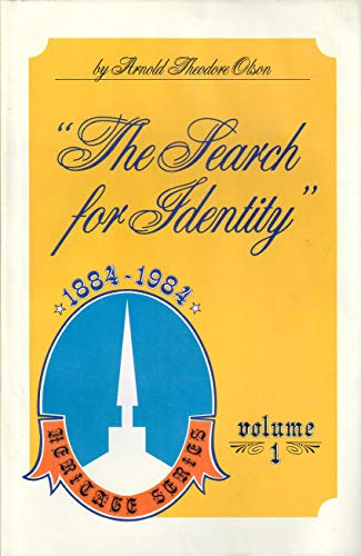 Imagen de stock para The Search for Identity