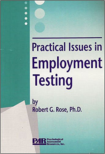 Stock image for Practical Issues in Employment Testing for sale by Better World Books