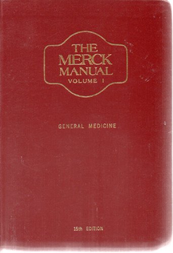 Imagen de archivo de Merck Manual of Diagnosis and Therapy: v. 2 a la venta por Your Online Bookstore