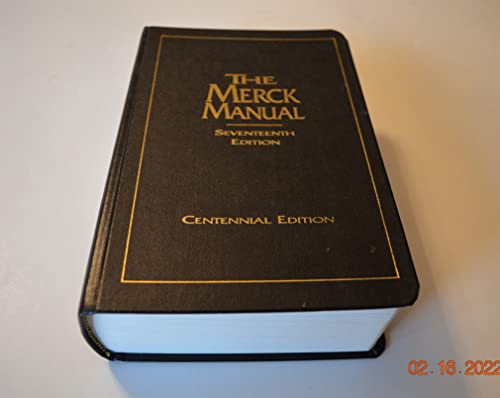 Beispielbild fr The Merck Manual of Diagnosis and Therapy : Centennial Edition zum Verkauf von Better World Books