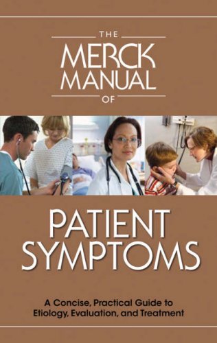 Beispielbild fr Merck Manual of Patient Symptoms zum Verkauf von WeBuyBooks
