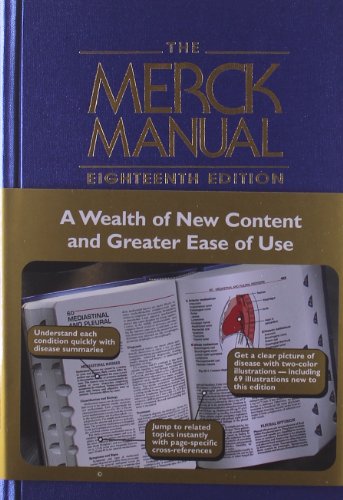 Beispielbild fr The Merck Manual of Diagnosis and Therapy zum Verkauf von Better World Books