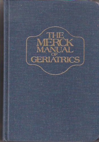 Imagen de archivo de Merck Manual of Geriatrics a la venta por HPB-Emerald