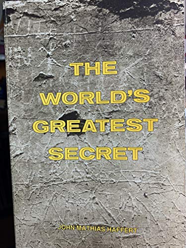 Beispielbild fr The World's Greatest Secret zum Verkauf von Martin Nevers- used & rare books