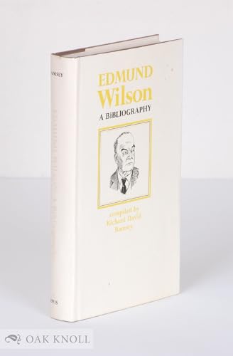 Imagen de archivo de Edmund Wilson; a Bibliography a la venta por Better World Books