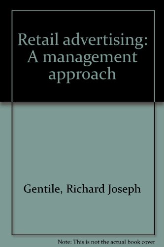 Stock image for Retail Advertising : A Management Approach for sale by Better World Books