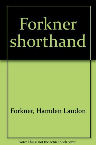 Stock image for Forkner shorthand for sale by SecondSale