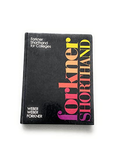 Stock image for Forkner shorthand for colleges for sale by ThriftBooks-Atlanta