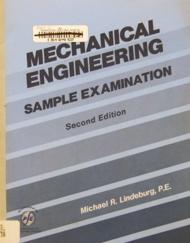 Stock image for Mechanical Engineering Sample Examination for sale by Wonder Book
