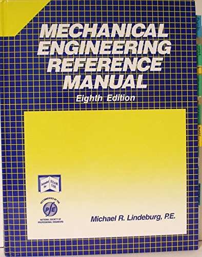 Immagine dell'editore per Mechanical Engineering Reference Manual venduto da Better World Books