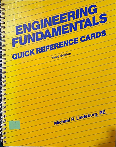 Beispielbild fr Engineering Fundamentals Quick Reference Cards zum Verkauf von Better World Books