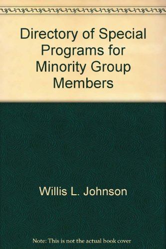 Beispielbild fr Directory of Special Programs for Minority Group Members: Career Information Services Employment Skills Banks, Financial Aid Sources zum Verkauf von Solr Books