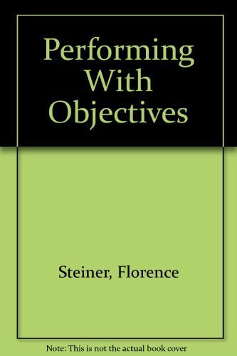 Stock image for Performing with objectives (Innovations in foreign language education) for sale by Redux Books