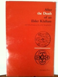 After the death of an elder Klallam, and other poems, (9780912074009) by Duane Niatum