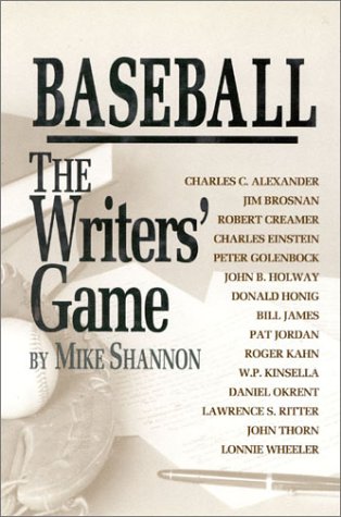 Beispielbild fr BASEBALL: THE WRITERS' GAME. zum Verkauf von Cambridge Rare Books