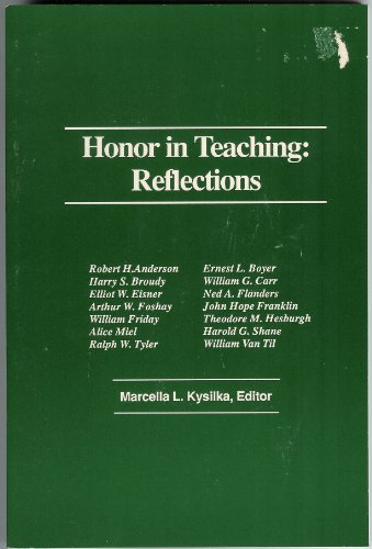 Stock image for Honor in Teaching: Reflections for sale by Dunaway Books