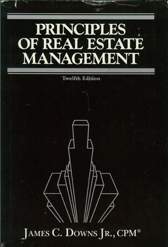 Stock image for Principles of Real Estate Management for sale by Better World Books