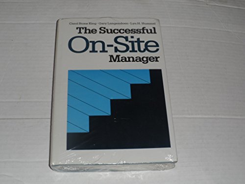 Stock image for Successful On-Site Manager for sale by Wonder Book