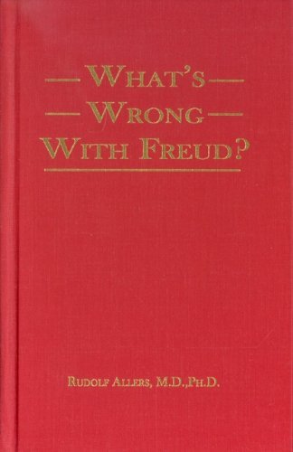 Imagen de archivo de What's Wrong with Freud a la venta por Better World Books: West